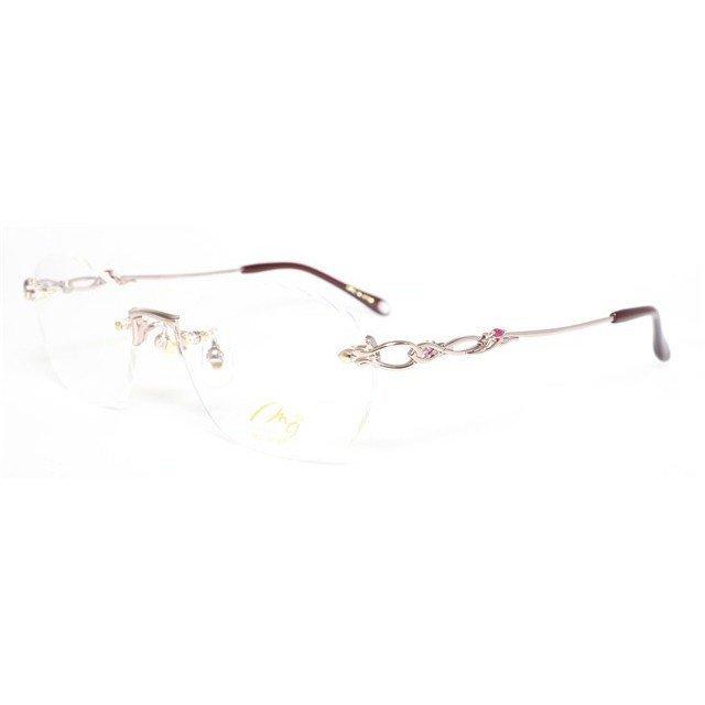老眼鏡 マリ・ジュエリー MARI YAMAMOTO collection Mari Jewellery MJ-363B-PG2 52サイズ ルビー 天然石 プレゼント ギフト