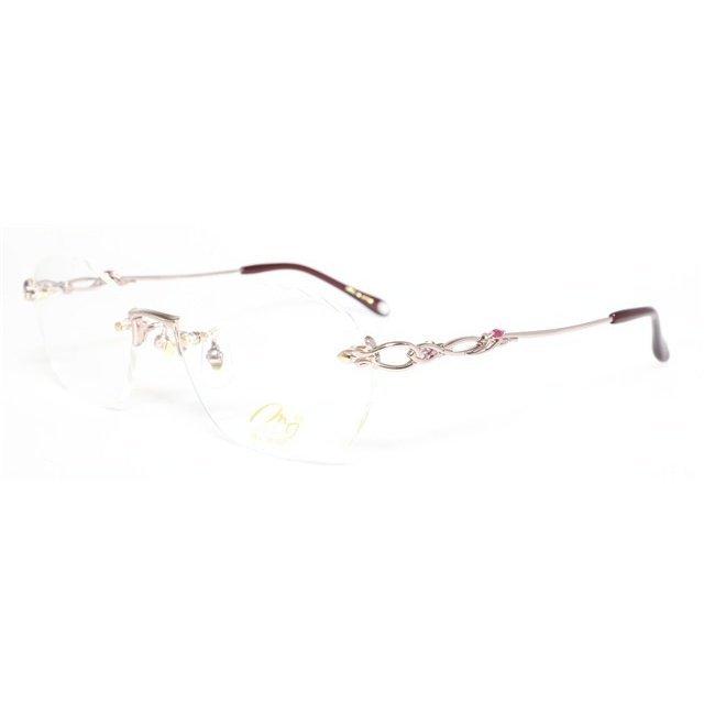 老眼鏡 マリ・ジュエリー MARI YAMAMOTO collection Mari Jewellery MJ-363B-PG2 52サイズ ルビー 天然石 プレゼント ギフト_3