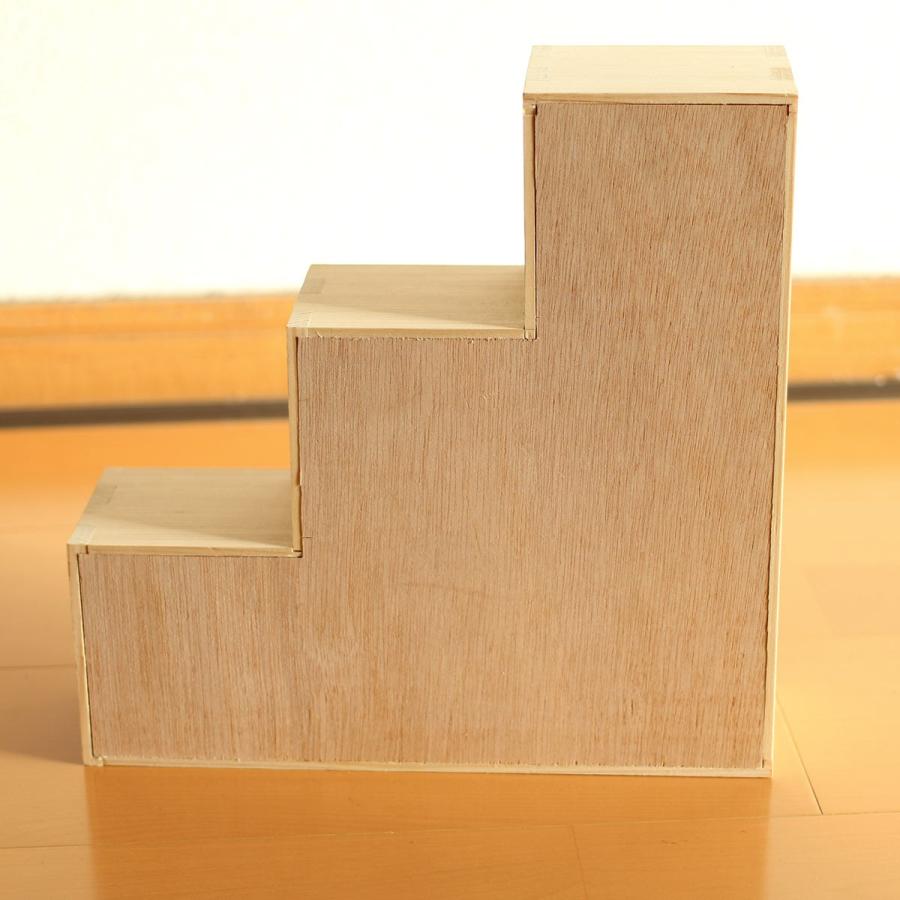 小物入れ 収納 手作り 木製 ミニチュア 雑貨 1点もの 階段箪笥