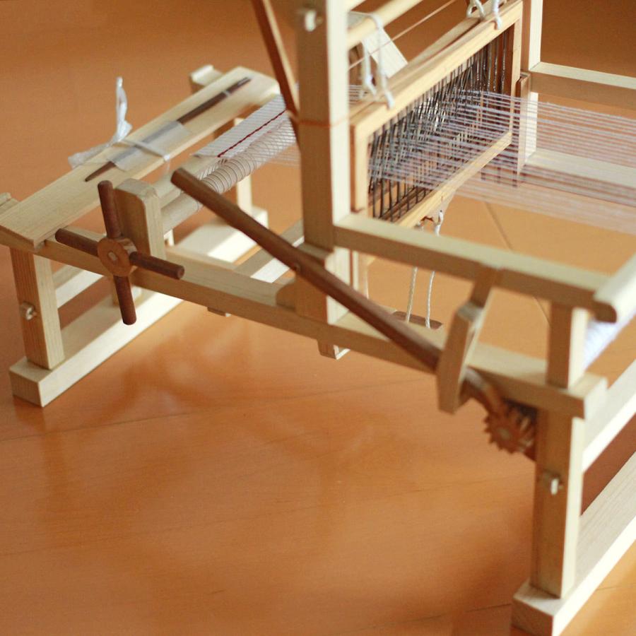 機織り機 手作り 木製 ミニチュア アンティーク 雑貨 1点もの : ウィズ