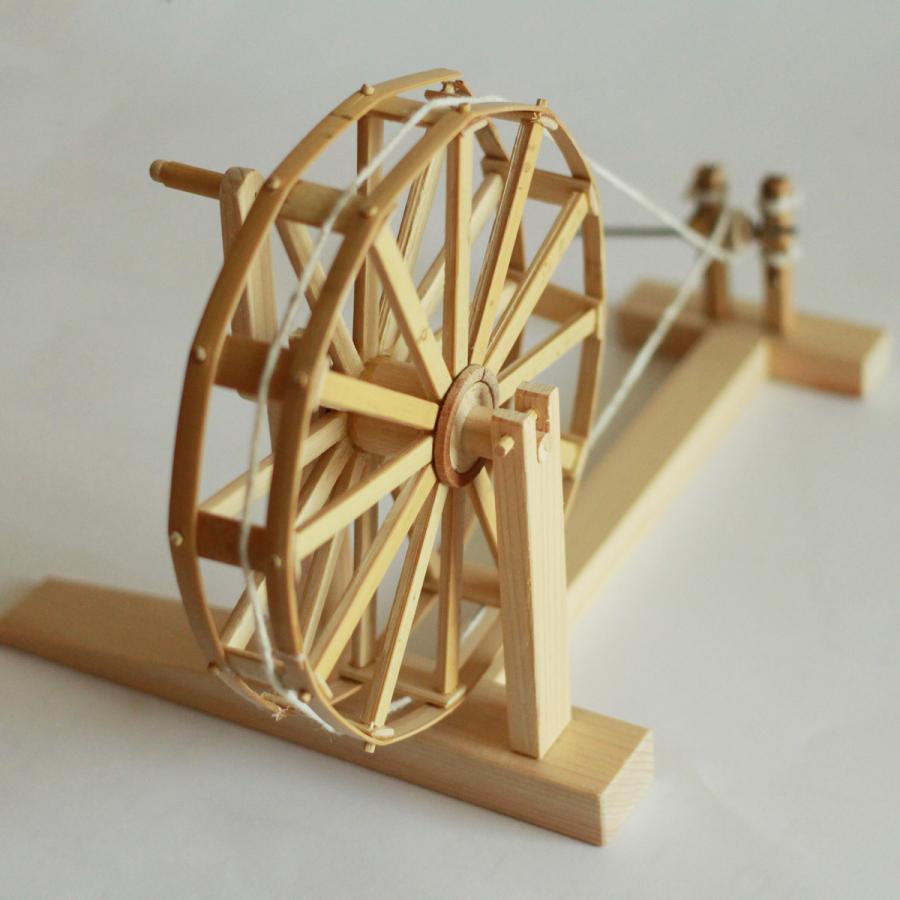 糸車 手作り 木製 ミニチュア 雑貨 1点もの : ウィズリーフヤフー