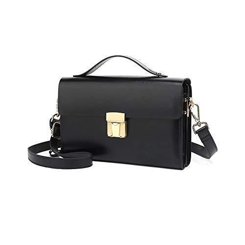 Whatna 革 セカンド バッグ パスワードロックボタン メンズ 3way 斜め掛け 手提げバッグ 手提げバッグ クラッチ バッグ ショルダーバッグ パスワードロックボタン 革 結 本 B08ynjcmvp カード24枚収納可 With Lifestore 4室仕切 小さい 保証付き購入