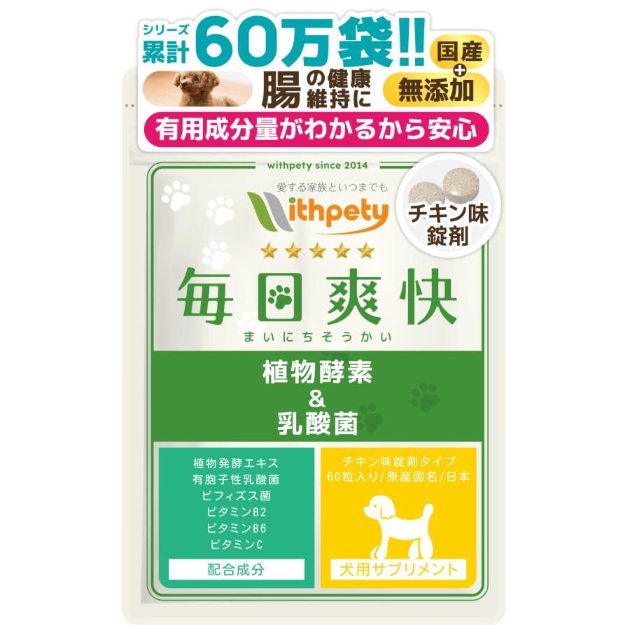 ウィズペティ 毎日愛眼 ブルーベリー＆ルテイン 60粒 ×2袋セット
