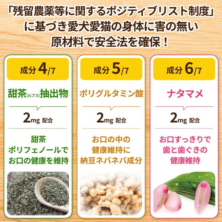 犬 猫 お口 サプリメントラクトフェリン KT-11 グロビゲン 甜茶 ポリグルタミン酸 ナタマメ アスコフィラン 歯周病 歯磨き 口臭 歯垢 口腔（毎日口健） |  | 05