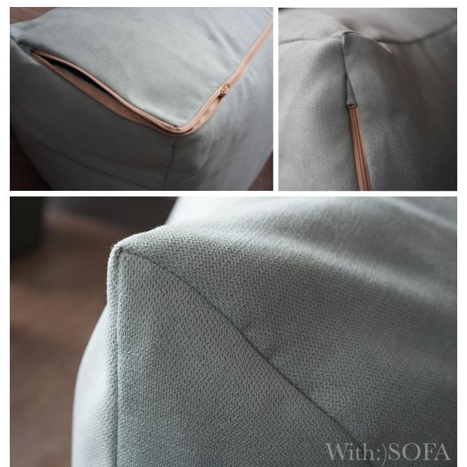 With：）SOFA（ウィズソファ） 収納袋 布団収納 毛布収納 背もたれに