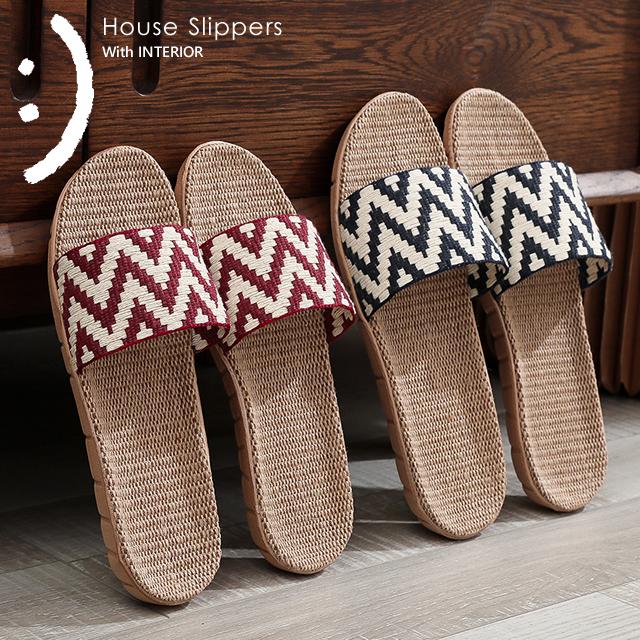 ルームシューズ 麻スリッパ 春夏用 室内 サンダル 部屋用 ベランダ 軽い スリッパ リネン 軽量 レディース メンズ 室内履き 洗える 来客用 msp1 | 