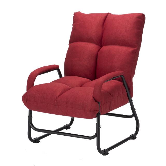 肘付き高座 5段階 椅子高座椅子 肘付きリクライニング