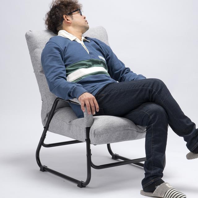 肘付き高座 5段階 椅子高座椅子 肘付きリクライニング