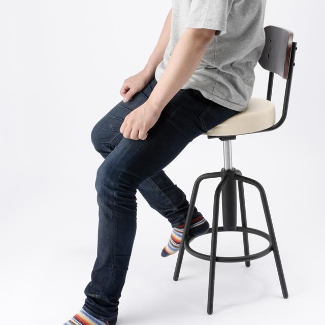 2つセット　家具　TAM カウンター　チェア 木製 回転 座面昇降 椅子　カフェ 家具 TAM カウンター チェア 木製 回転 座面昇降 椅子 バー