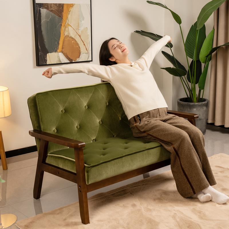 With：）SOFA（ウィズソファ） 爆買 ソファ ソファー 2人掛け 木ひじ