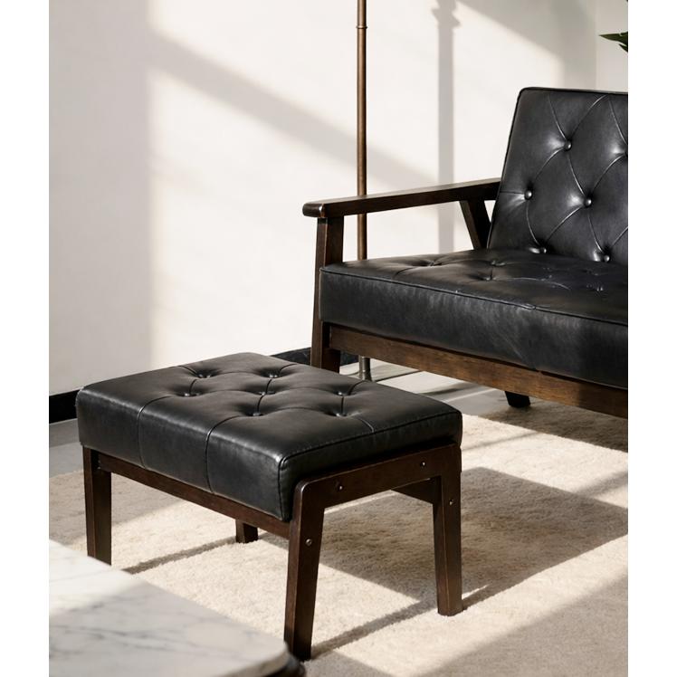 With：）SOFA（ウィズソファ） オットマン ソファ 1人掛け コンパクト