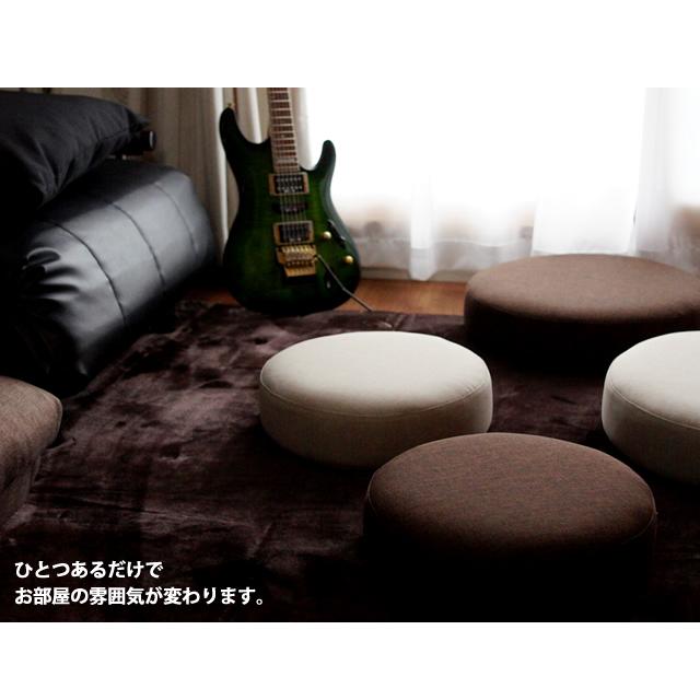 With：）SOFA（ウィズソファ） 丸クッション つきみ 円形 フロア