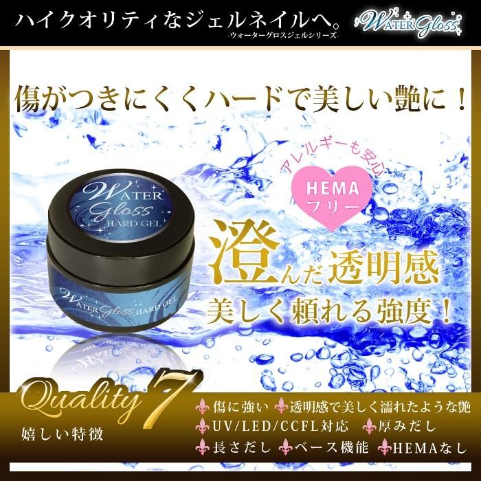 プリンセスローズ5点組ウォーターグロスジェル ハードジェル 30g