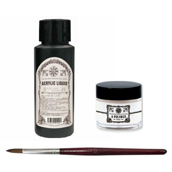 ジェルネイル アクリルリキッド アクリルパウダー スカルプブラシ