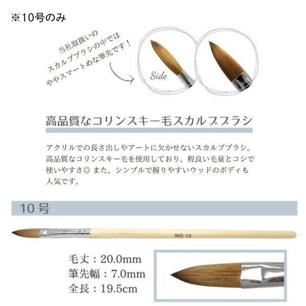 アクリルリキッド アクリルパウダー スカルプブラシ ネイルフォーム