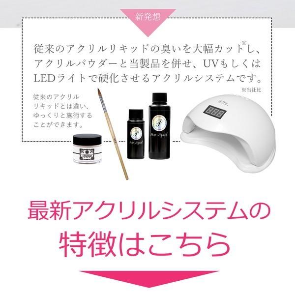 ピュアリキッド アクリルパウダー スカルプブラシ ネイルフォーム  