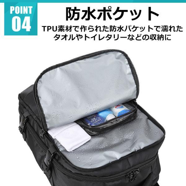 リュック ビジネスリュック レディース メンズ 通学 大容量 黒 シンプル リュックサック フィットネスバッグ 通勤バッグ 出張 PC 40L | withBambi | 08
