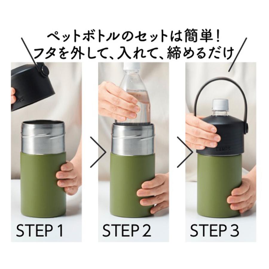 ペットボトルホルダー 保冷 おしゃれ 水筒 ステンレス ボトル ボトル