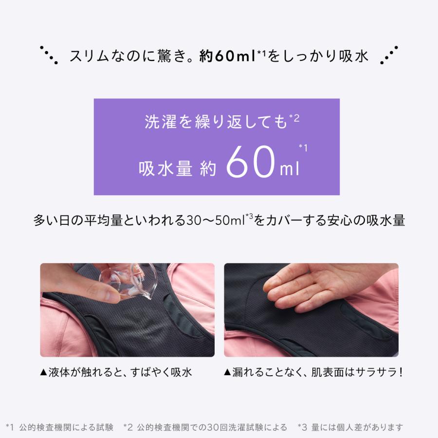 吸水ショーツ 60ml 吸収ショーツ 軽い日 普通 速乾 サニタリー パンツ 消臭 防臭 抗菌 おしゃれ メッシュ 蒸れない Be-A エアライトショーツ |  | 11