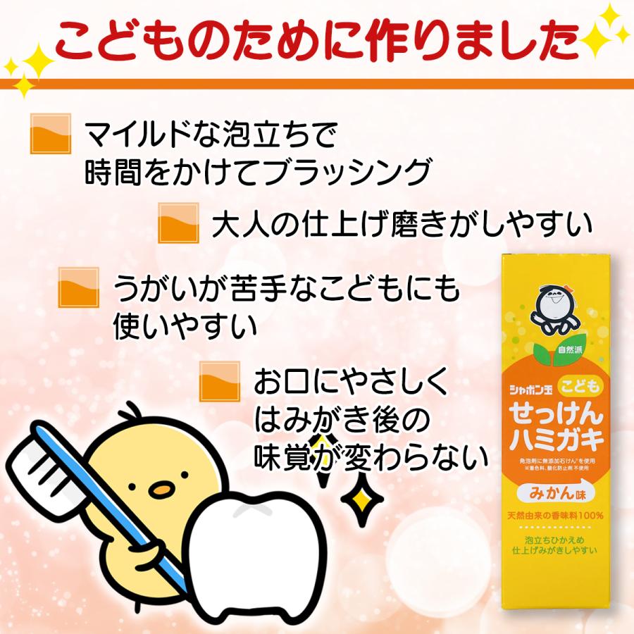 シャボン玉 こどもせっけんハミガキ 50g | シャボン玉石けん | 01