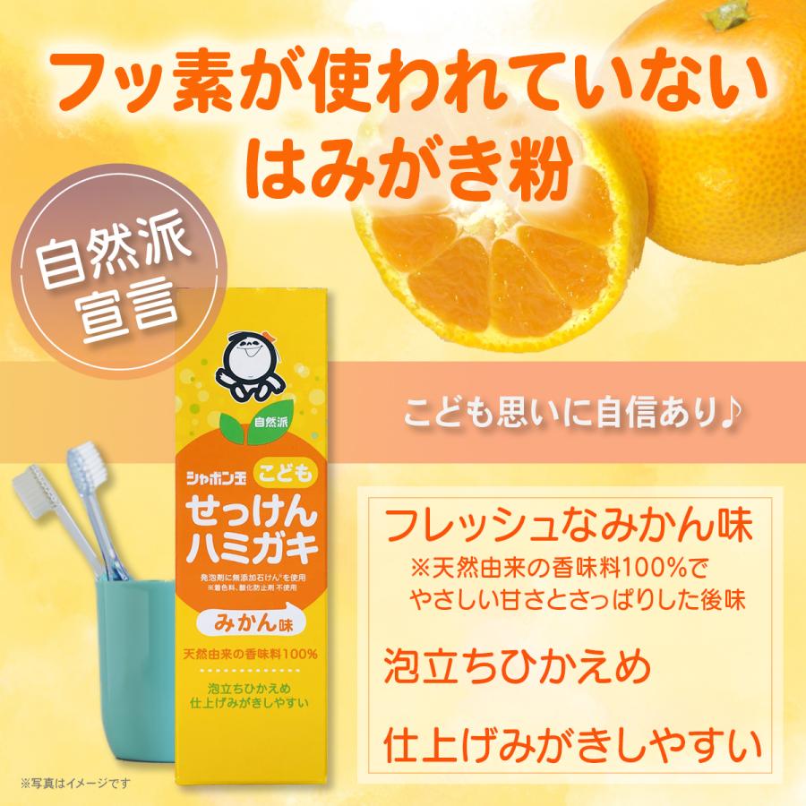 シャボン玉石けん シャボン玉 こどもせっけんハミガキ 50g : EMX