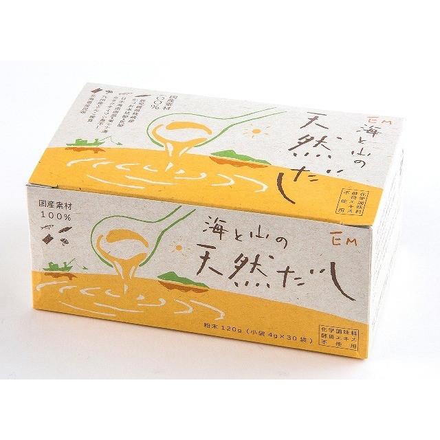 海と山の天然だし 120g（4ｇ×30袋） [調味料 だし] | ブランド登録なし