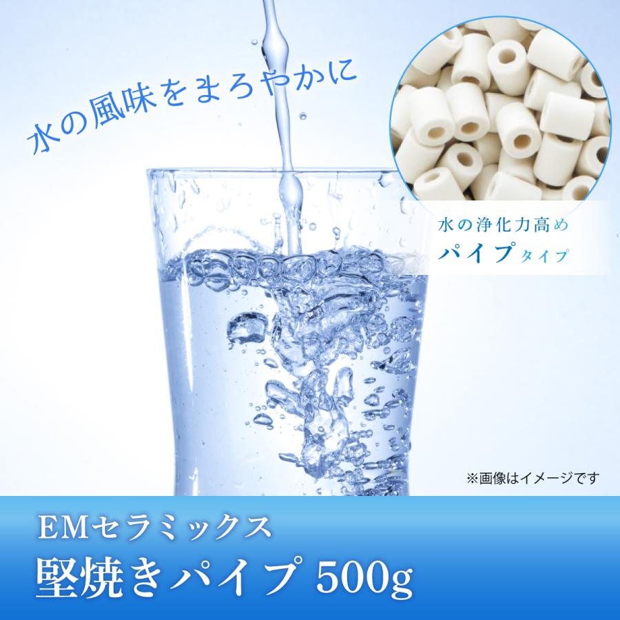 堅焼きパイプ 500g  [水質改善 セラミックス] | ブランド登録なし | 01