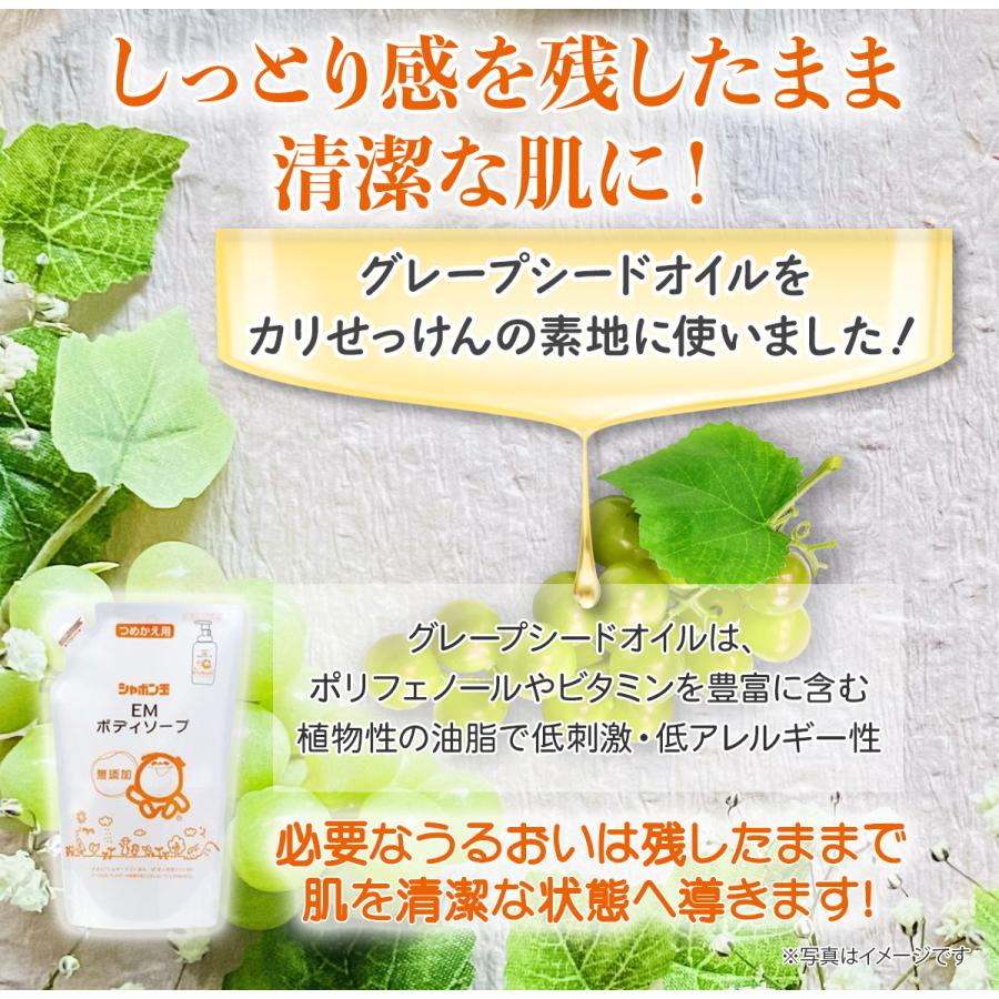 EMボディソープ つめかえ用 420ml シャボン玉石けん | シャボン玉石けん | 05