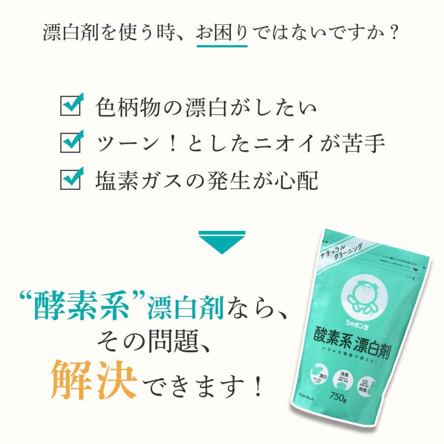 酸素系漂白剤　750g　シャボン玉石けん　20袋セット | シャボン玉石けん | 02