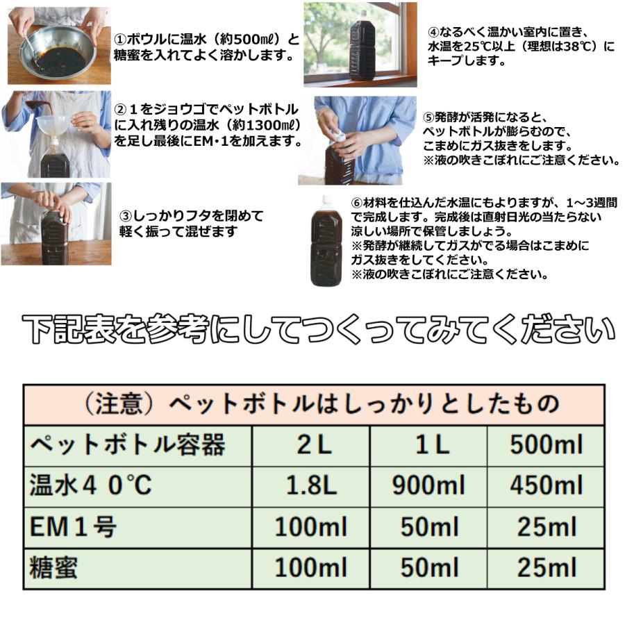 EM1号 500ml（有用微生物土壌改良） [資材 ガーデニング 植物 肥料] | ブランド登録なし | 05