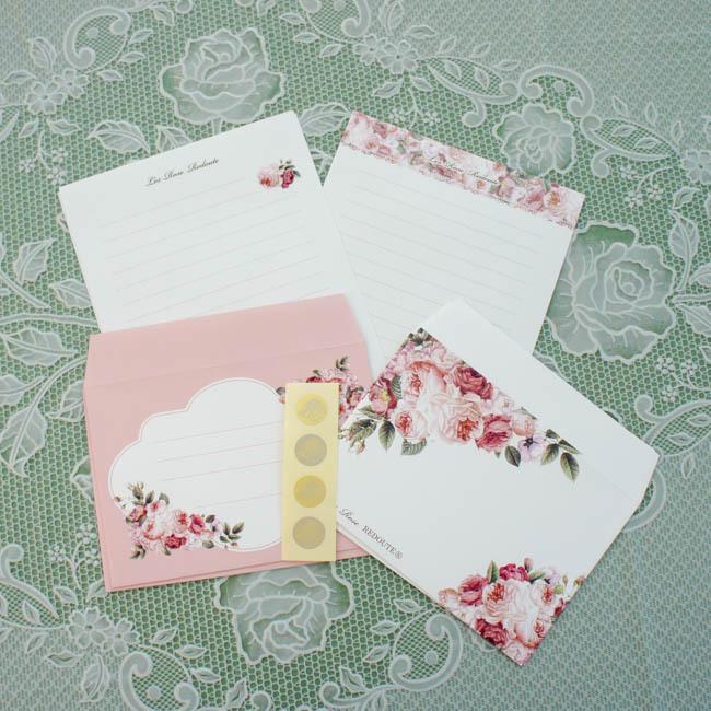 レターセット ルドゥーテブロッサム ピンク 薔薇 ローズ 日本製 便箋 封筒 シール 07rd B5 Withheart 通販 Yahoo ショッピング