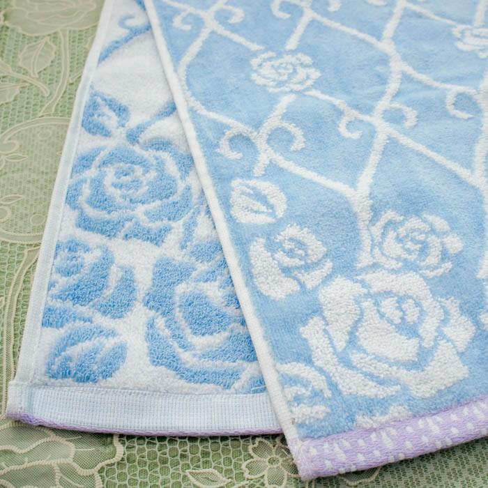 フェイスタオル ガーデンローズ かわいい ローズ 薔薇 花柄 安い ピンク ブルー ベージュ プレゼント E 627 136 Withheart 通販 Yahoo ショッピング