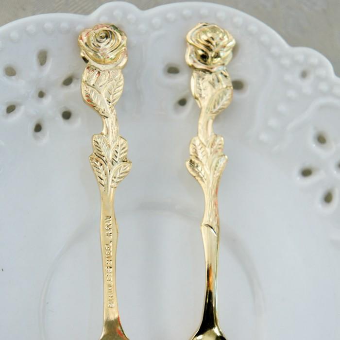デミタススプーン ヒメフォーク ゴールド シルバー ローズ 薔薇 エレガント おしゃれ プチプラ E 867 210 211 212 213 Withheart 通販 Yahoo ショッピング