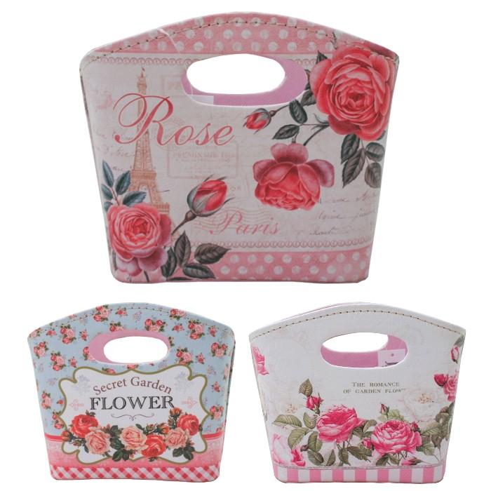 小物入れバスケット ローズ 薔薇柄 おしゃれ 収納 花柄 かわいい リモコン入れ Hgc 916 B C D Withheart 通販 Yahoo ショッピング