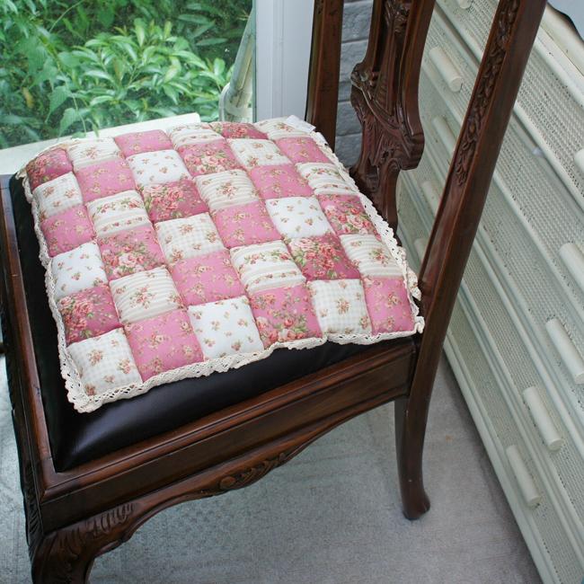 2点おまとめ ヴィンテージ コットンキルトパッチワークバッグ フレンチローズ柄 2点おまとめ ヴィンテージ コットンキルトパッチワークバッグ