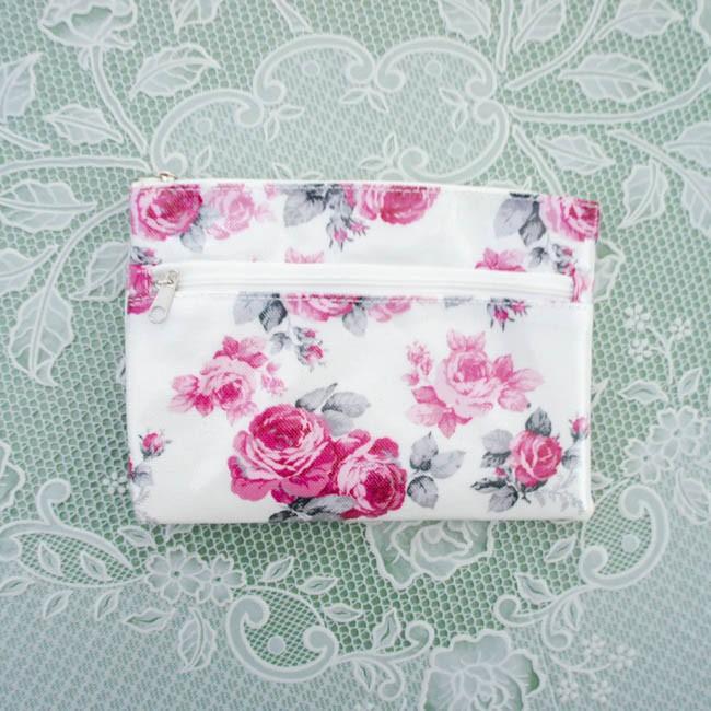 フラットポーチ 2段 ローズ 薔薇 おしゃれ マリー ルーシー 便利 P Withheart 通販 Yahoo ショッピング