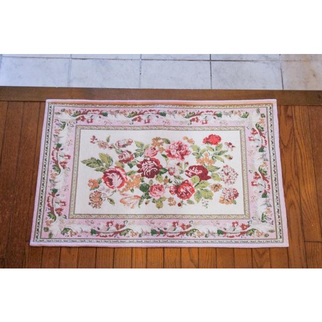 中国製シェニール織の玄関マット　新品 シェニール織玄関マットブラウン | シャディギフトモール