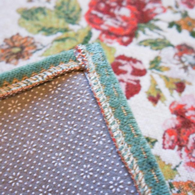 ✨値下げ✨♥シェニール織り✨高級エレガントマット✨✨15000⇒さらに値下げ シェニールマット 玄関 フロアー ローズ 薔薇 エレガント ピンク