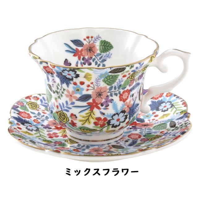 カップ＆ソーサー ティーカップ 高級感 電子レンジ可 おしゃれ 薔薇 花