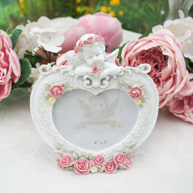 ローズエンジェル ハートフォトフレーム 写真立て 薔薇 天使 Qsc 611 Withheart 通販 Yahoo ショッピング