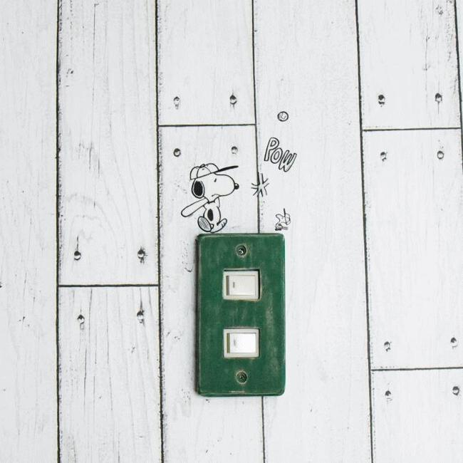 ウォールステッカー スヌーピー Snoopy かわいい おしゃれ 小さめ