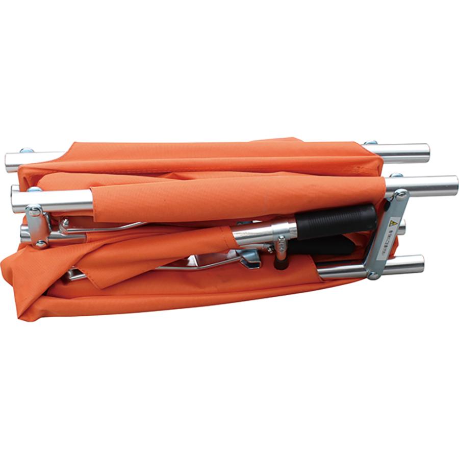 8ツ折 担架 コンパクトエイト 折りたたみ 軽量 アルミ製 安全ベルト付き 収納ケース付き 三和製作所 防災用担架 ストレッチャー 簡易ベッド【メーカー直送品】 |  | 03