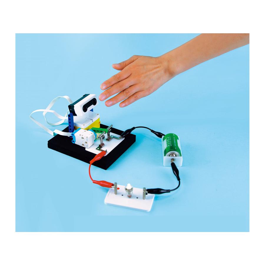 電気の利用 プログラミング 学習セット SP-BF 電気の利用実験パーツ付 レゴ SPIKE ベーシック ナリカ オリジナル プログラミング教材 E31-6600-10の画像