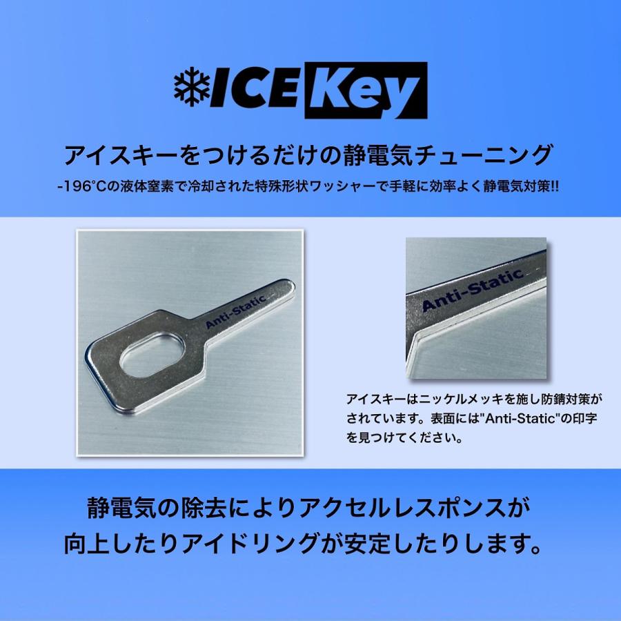 ICE KEY アイスキー 2枚入 静電気除去 空気放電 帯電防止ワッシャー 簡単取付【※ネコポス配送】 |  | 05