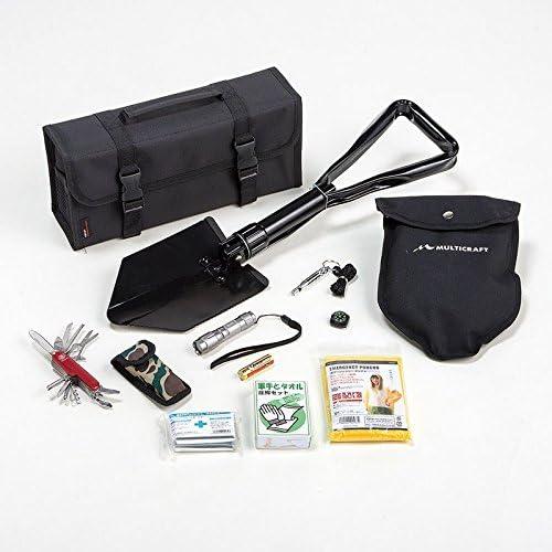 車載用 緊急 ツールセット アウトドア 雪 ぬかるみ 脱出 10点セット 収納ケース付き MOD-10N | 