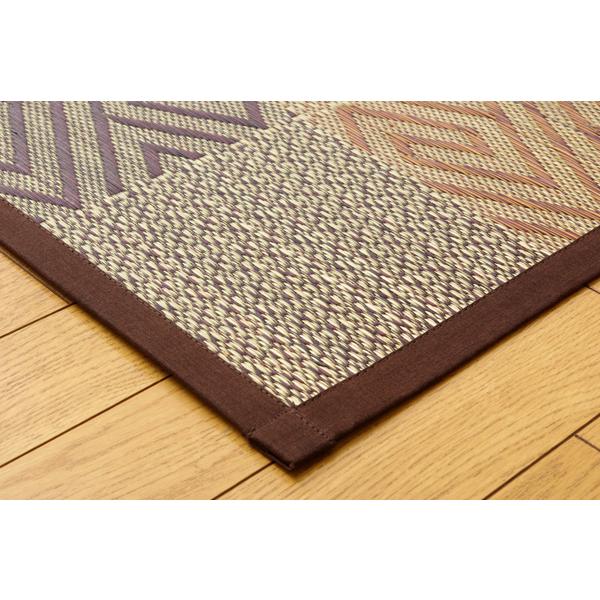 新品＊純国産 ＊い草花ござカーペット＊江戸間２帖１７４×１７４センチ＊両面使用可 純国産 い草花ござカーペット 江戸間2畳（約174×174cm