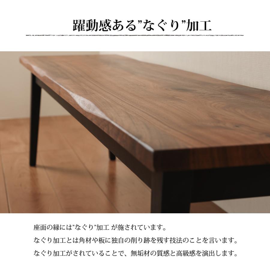 ベンチシェルフ 150cm ウォールナット 楽天市場】【クーポン配布中】 ダイニングベンチ 背付 150cm 単品 背付