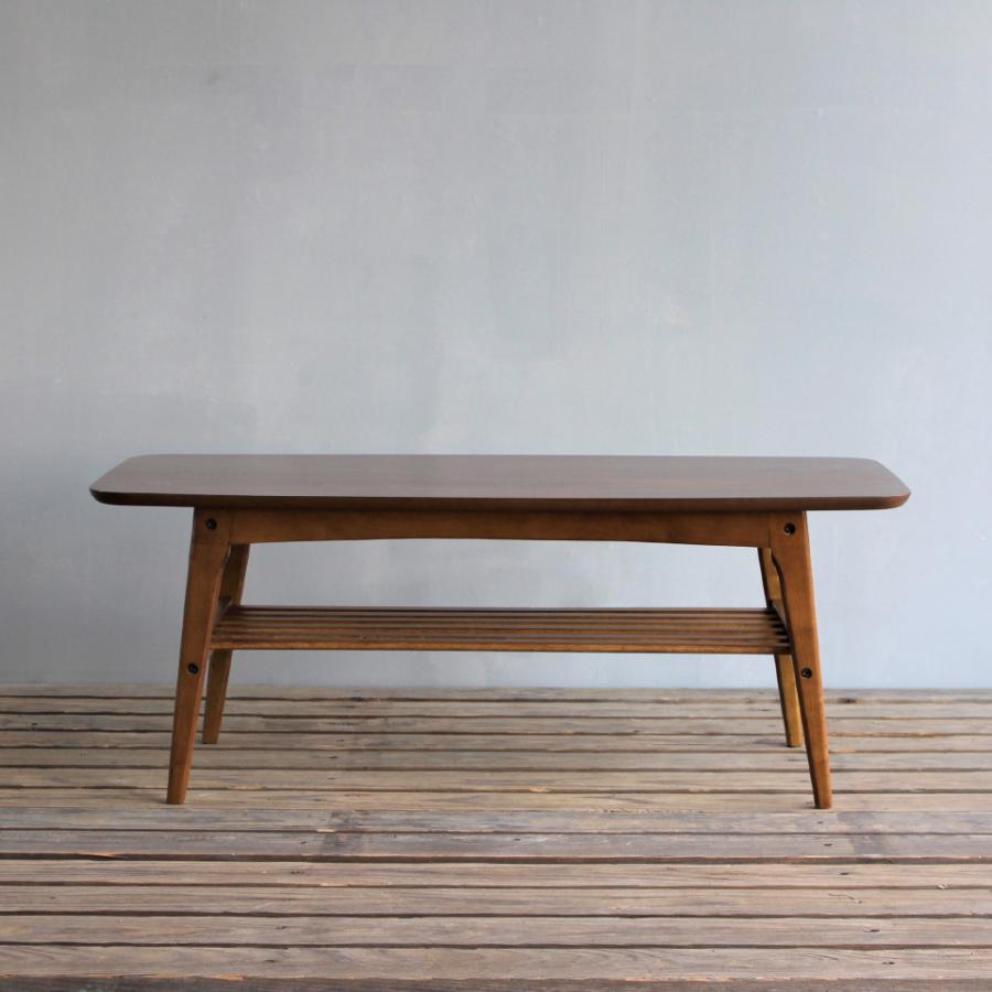 センターテーブル 木製 ウォールナット カフェテーブル コーヒー