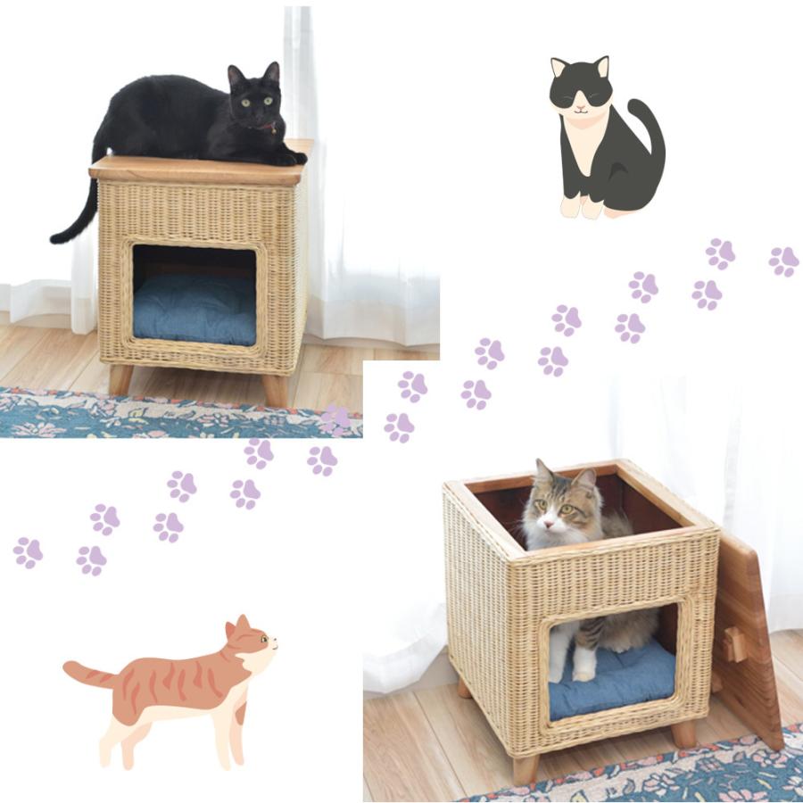 ペットハウス スツール ラックスツール 天然木 腰掛 ミニ