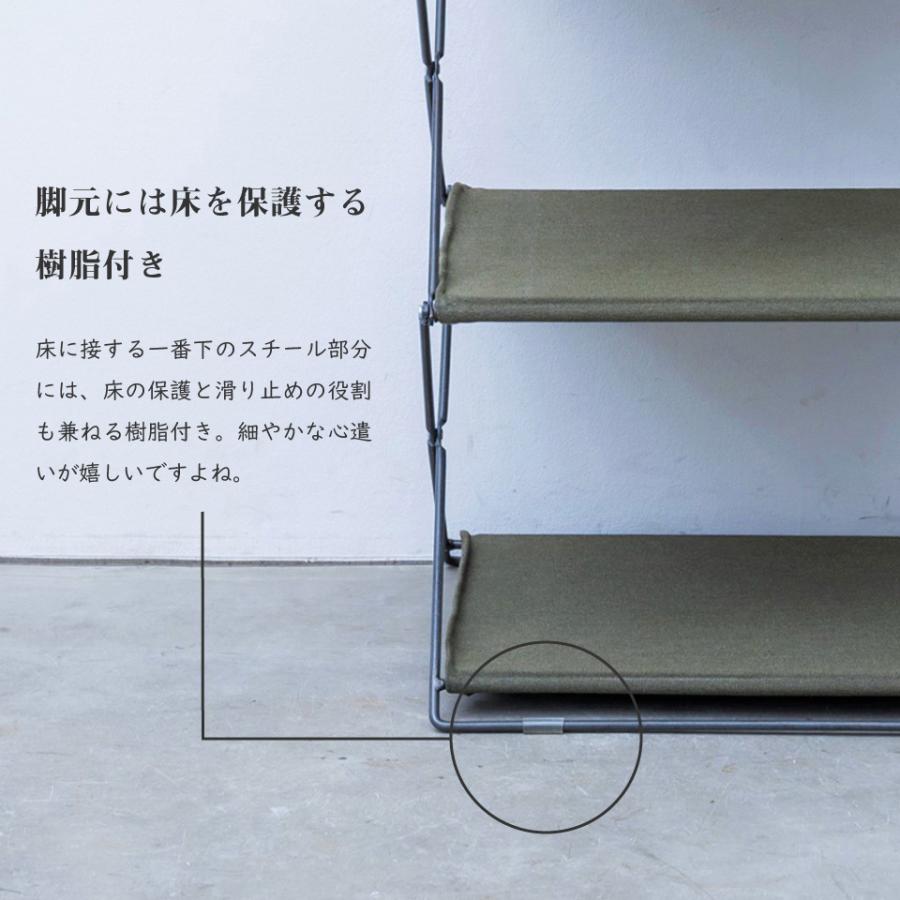オープンラック ワゴン スチール アイアン 布 持ち運び